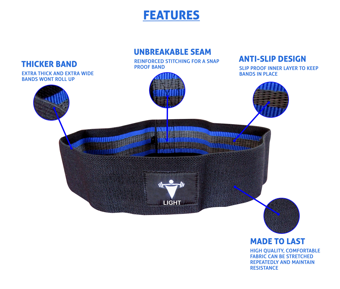 LTrevFit Hip Resistance Bands