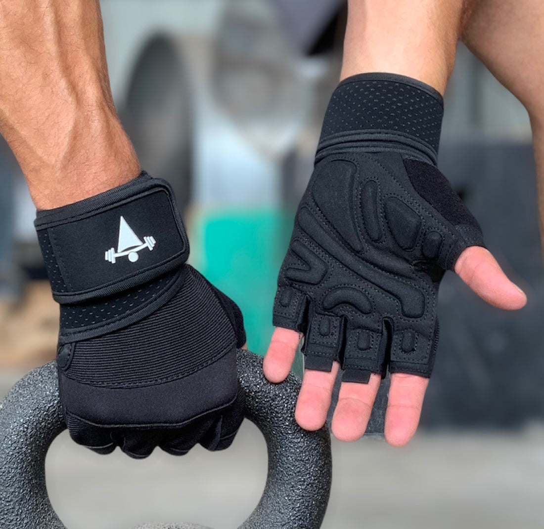 LTrevFit Raised Padding Weightlifting Gloves