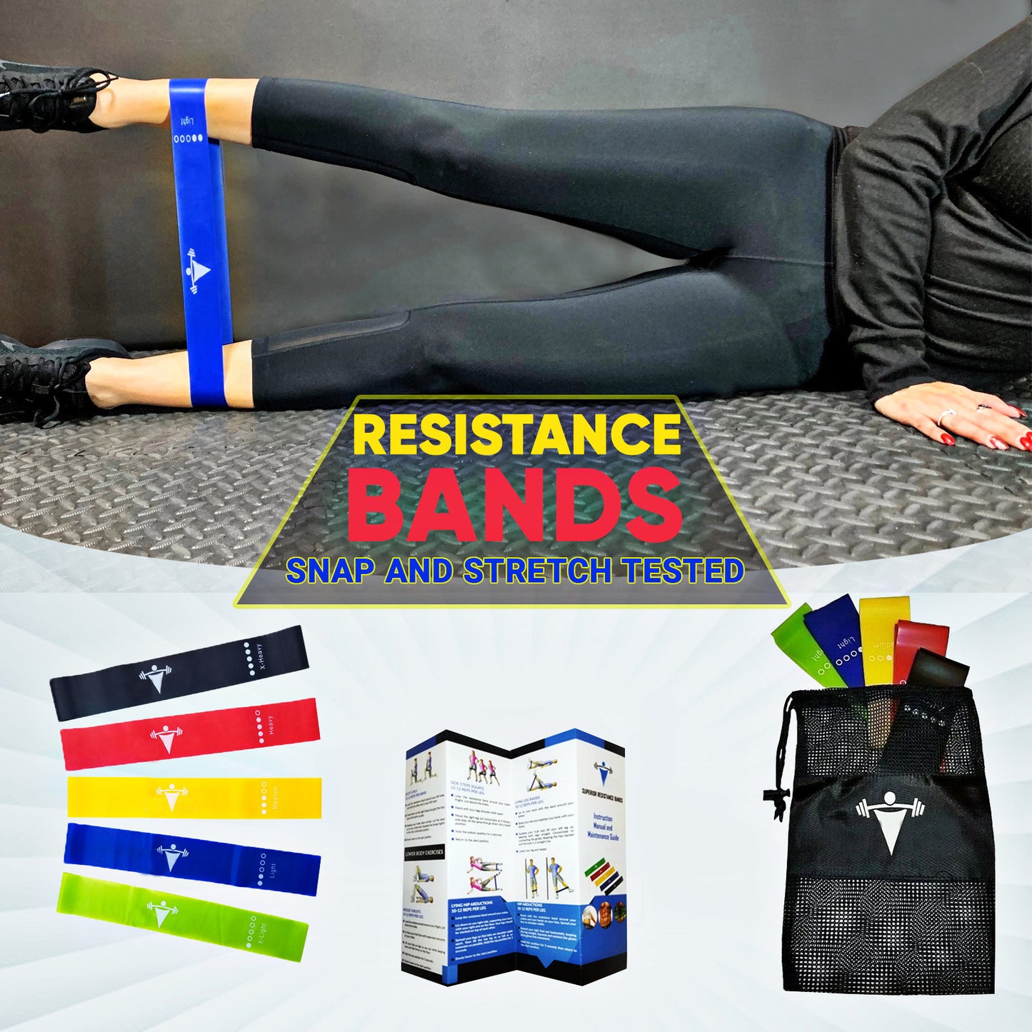 LTrevFit Resistance Loop Booty Bands Set of 5