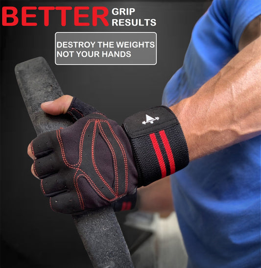 LTrevFit Half Finger Weight Lifting Gloves