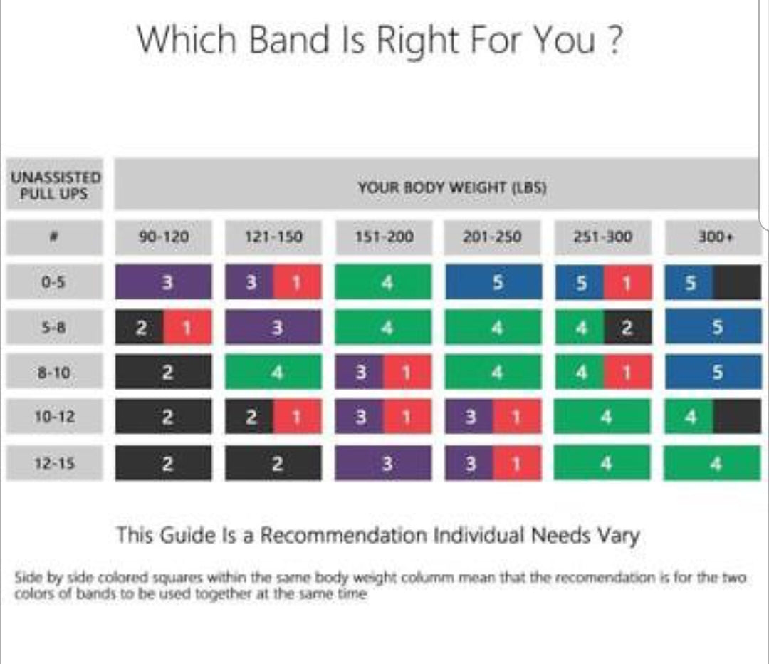 LTrevFit Pull Up Assistance Bands