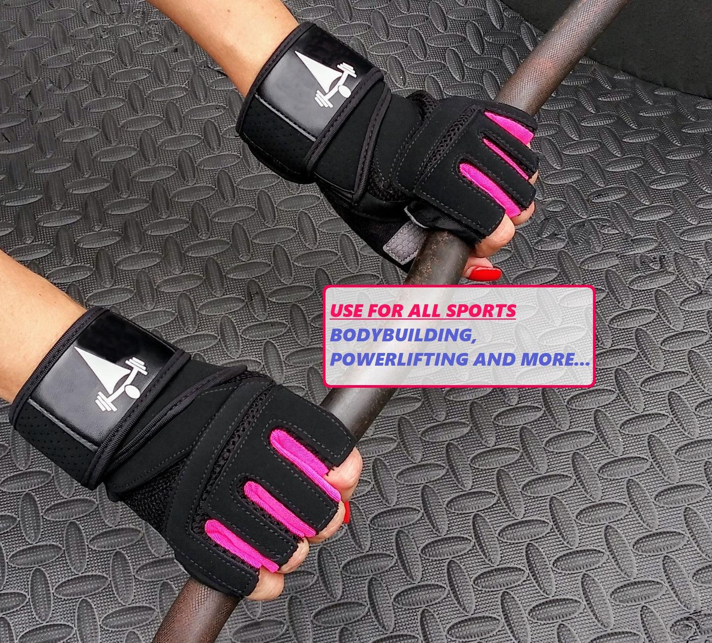LTrevFit Microfiber Palm Workout gloves
