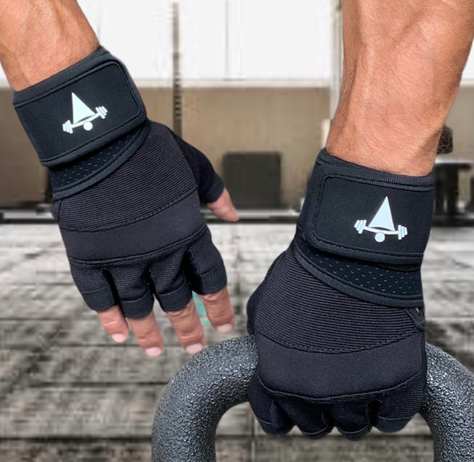 LTrevFit Workout Gloves Weight Lifting Crossfit Grip Barbell Cross Training  Gym