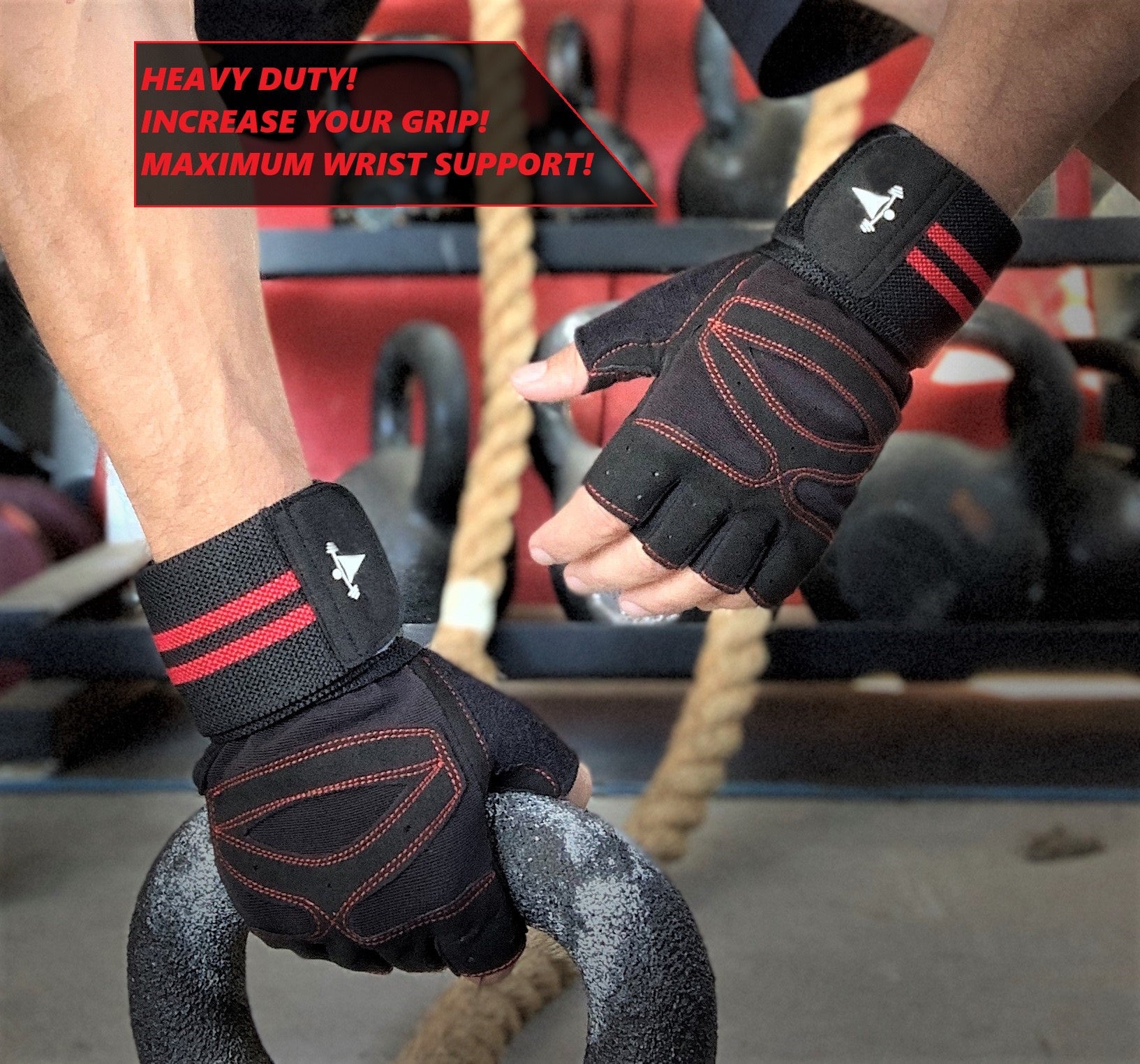 Heavy duty best sale weight lifting gloves